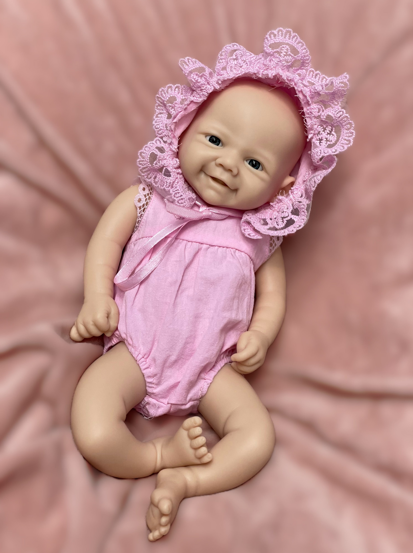 13 Inch Sweet Baby Painted/Unpainted Elijah And Vivienne Full Silicone Hand-crafted Reborn Doll With 3D Skin