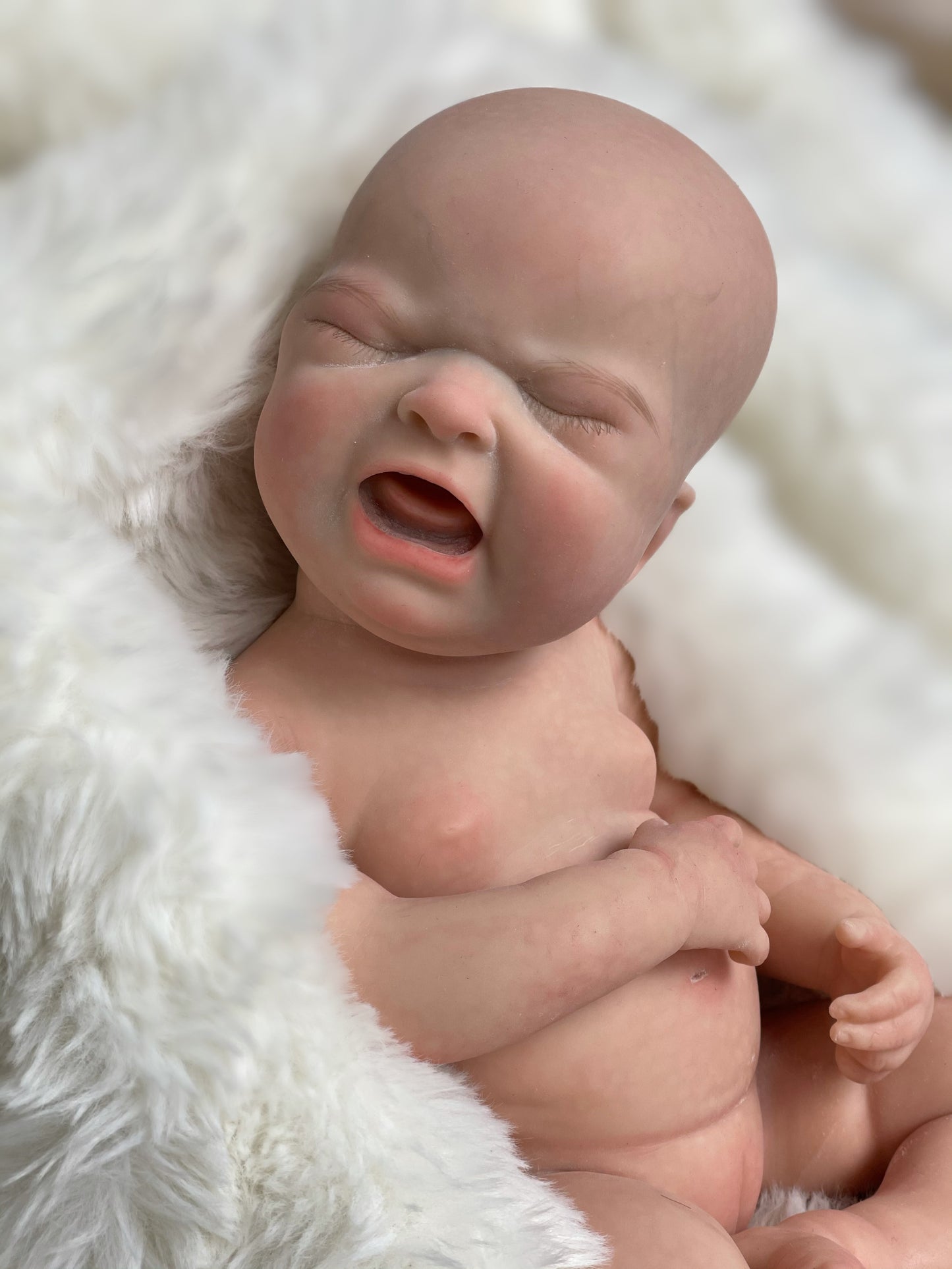 13 Inch Darling Reborn Baby Doll Maria Full Solid Silicone Waterproof Lifelike Hand-detailed Bebe With Tender Touch Feeling