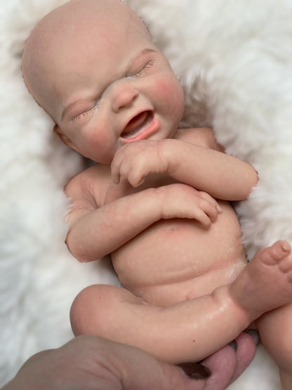 13 Inch Darling Reborn Baby Doll Maria Full Solid Silicone Waterproof Lifelike Hand-detailed Bebe With Tender Touch Feeling