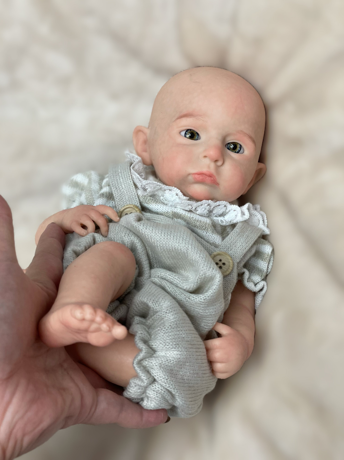 Enchanting Reborn Bebe Doll 13 Inch Cameron Whole Body Silicone With Gentle Touch Feeling For Children Playing And Accompanying