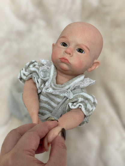 Enchanting Reborn Bebe Doll 13 Inch Cameron Whole Body Silicone With Gentle Touch Feeling For Children Playing And Accompanying