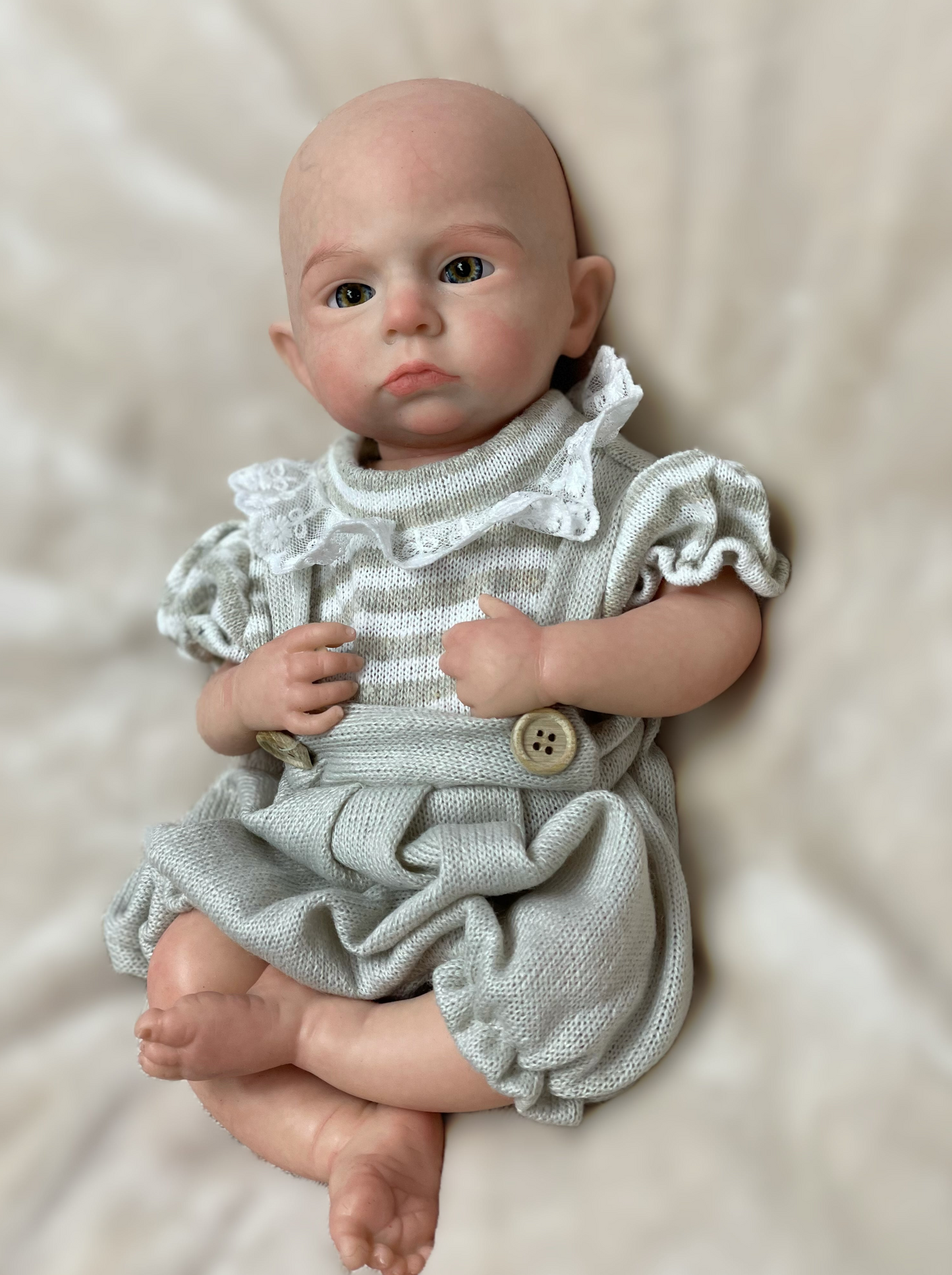 Enchanting Reborn Bebe Doll 13 Inch Cameron Whole Body Silicone With Gentle Touch Feeling For Children Playing And Accompanying