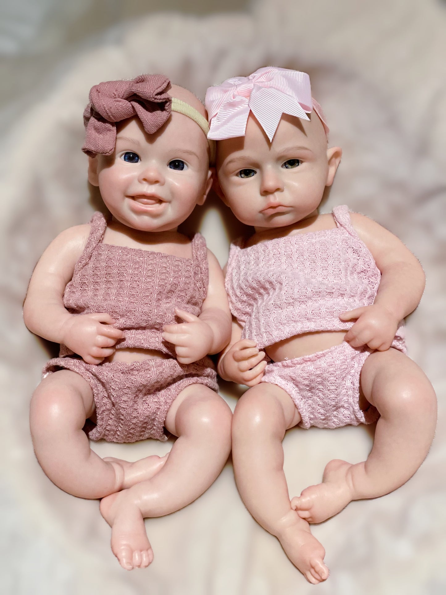 13 Inch Little Darling Bebe Doll Full Silicone Reborn Baby Hand-crafted Texture With 3D Skin For Accompanying