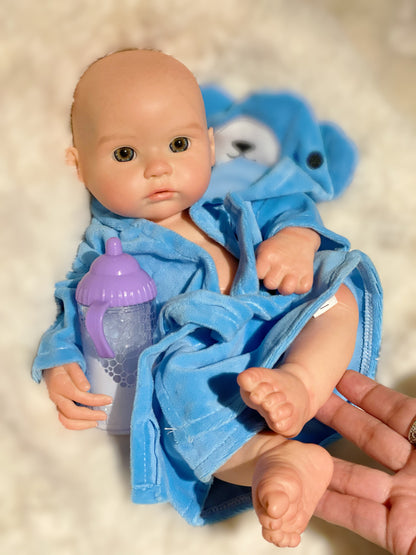 13 Inch Adorable Baby Doll Girls And Boy Full Silicone Reborn Toddler Hand-made Skin Texture With Super Soft Touch Feeling