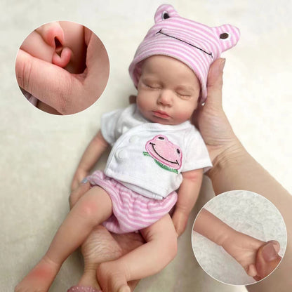 13 Inch/33 CM Soft Solid Silicone LouLou Bebe Reborn Girl and Boy Lifelike Reborn Dolls Muñecas Reborn Newborn Baby Toy Corpo De Silicone