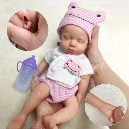 13 Inch/33 CM Soft Solid Silicone LouLou Bebe Reborn Girl and Boy Lifelike Reborn Dolls Muñecas Reborn Newborn Baby Toy Corpo De Silicone