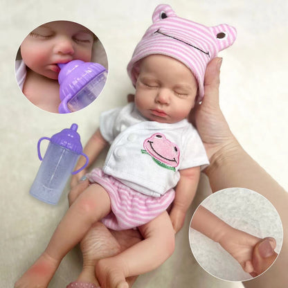 13 Inch/33 CM Soft Solid Silicone LouLou Bebe Reborn Girl and Boy Lifelike Reborn Dolls Muñecas Reborn Newborn Baby Toy Corpo De Silicone