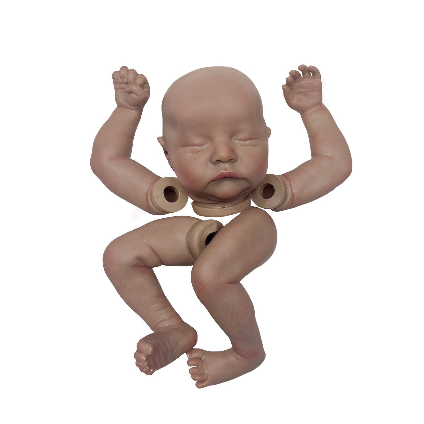 50CM Bebe Reborn Kits Levis Loulou Handmade Painted Sleeping Reborn Doll Vinyl DIY Blank Unassembled Kit Toy Boneca