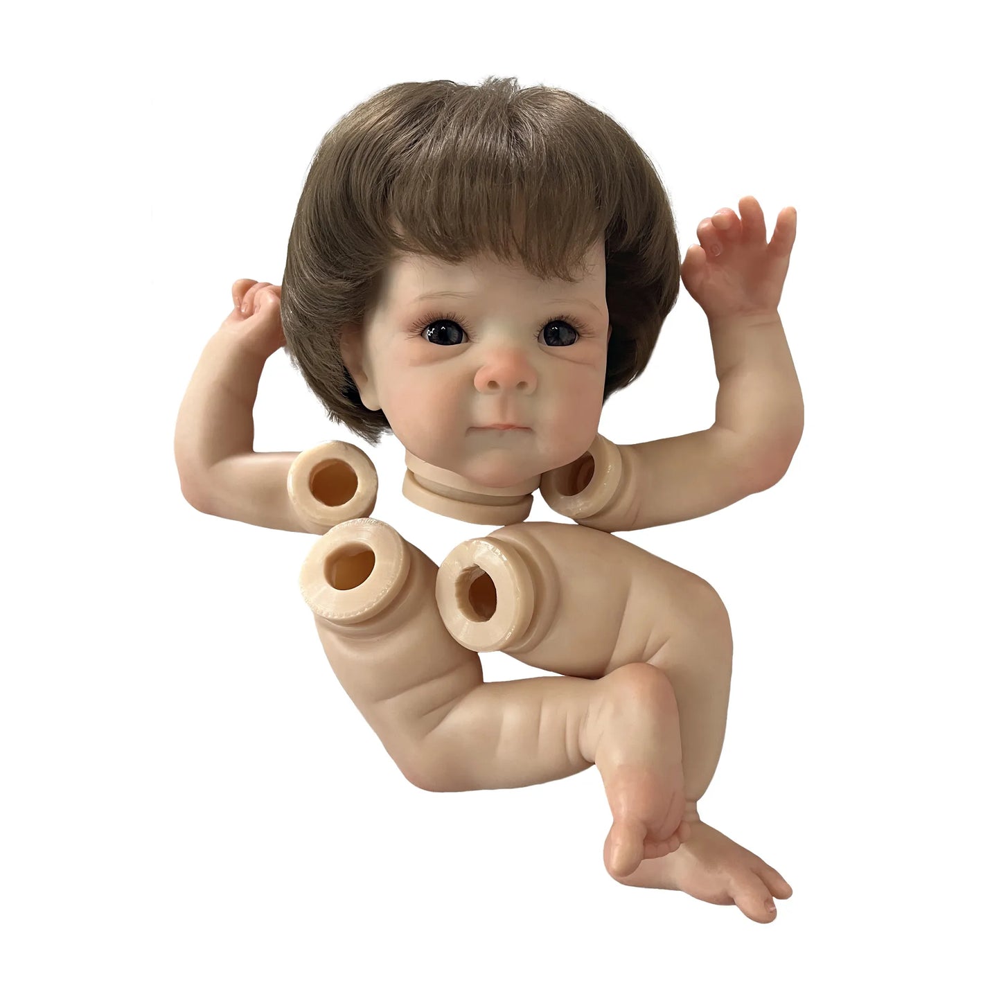 Bebe Reborn Kits Bettie 18 Inch Handmade Painted Reborn Doll Vinyl DIY Unassembled Kit Toy Boneca Kit Bebé Reborn