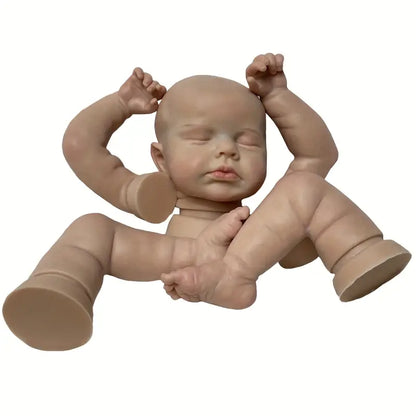 50cm/20 Inch Soft Solid Silicone Reborn Doll Kits - Perfect Gift for Lifelike Baby Doll Lovers!