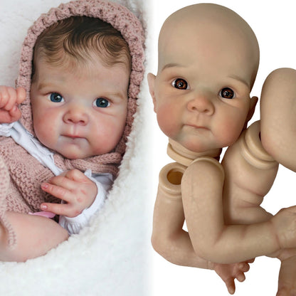 Bebe Reborn Kits Bettie 18 Inch Handmade Painted Reborn Doll Vinyl DIY Unassembled Kit Toy Boneca Kit Bebé Reborn - Reborn With Love Baby Dolls Store