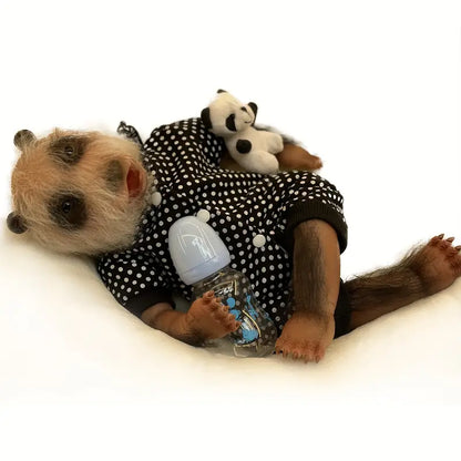 52cm/20.47inch Reborn Panda Doll Baby With Panda Toy Handmade Lifelike Newborn Baby Toy For Children's And Family's Gifts