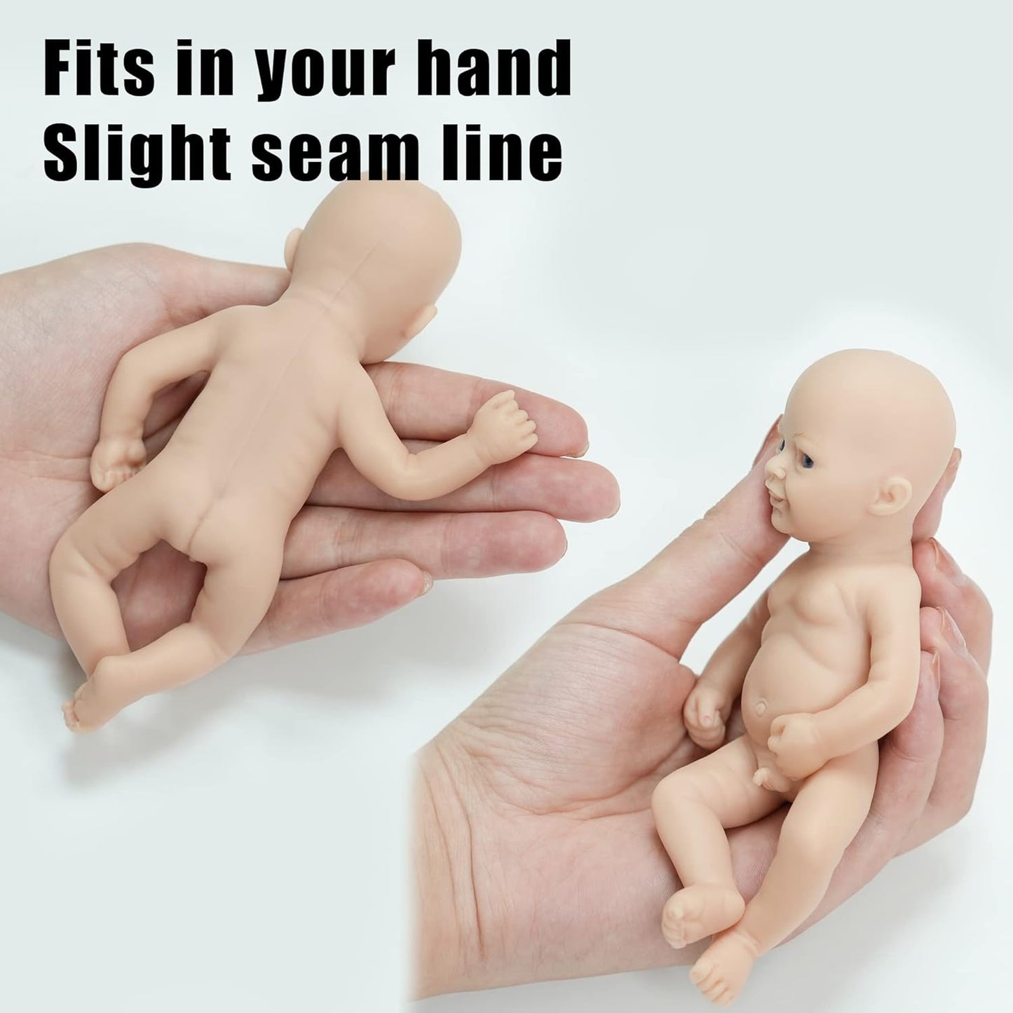 Lovely 6 Inch Palm Newborn Babies Full Body Silicone Boys Reborn Dolls Bebe Reborn Corpo De Silicone Inteiro