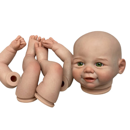 18 Inch Reborn Doll Kits Vivienne Bebe Reborn Unpainted and Painted Parts DIY Blank Accessories De Boneca Acessórios