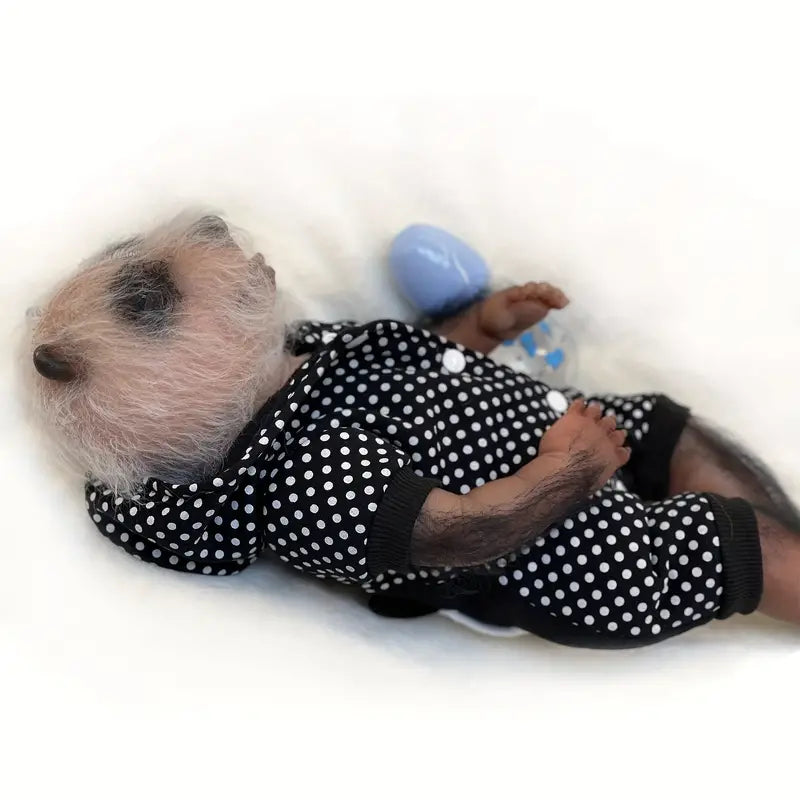 52cm/20.47inch Reborn Panda Doll Baby With Panda Toy Handmade Lifelike Newborn Baby Toy For Children's And Family's Gifts