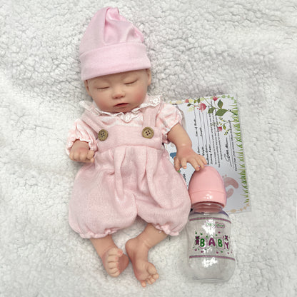 13inch Can Drink Milk Can Pee Silicone Reborn Baby Dolls Soft Full Body Solid Silicone