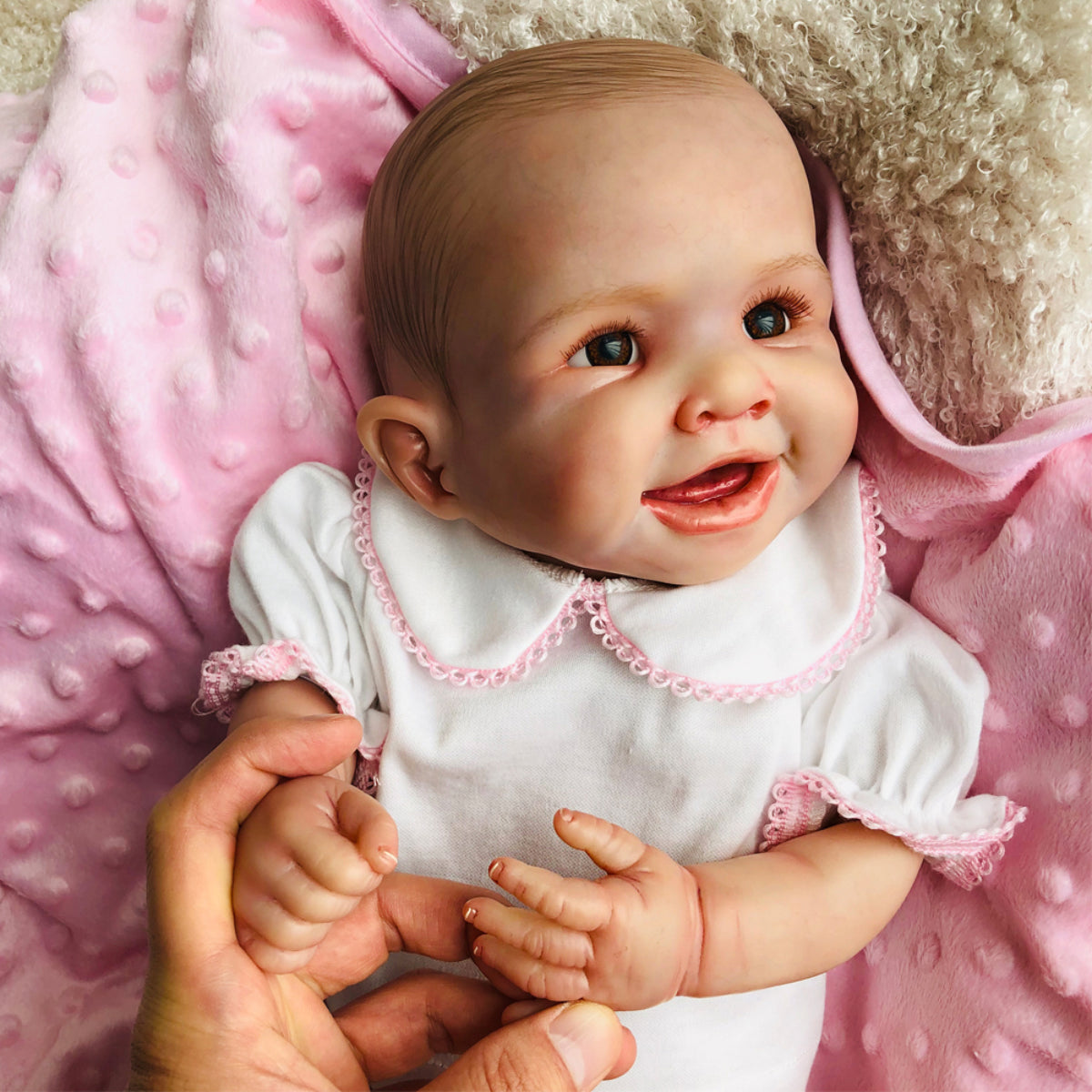 Reborn Dolls 20 Inch Baby Can Bath,Realistic Full Vinyl Body Bebe Newborn Toys For Children's Gifts