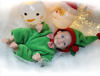 Lovely 6 Inch Palm Newborn Babies Full Body Silicone Boys Reborn Dolls Bebe Reborn Corpo De Silicone Inteiro