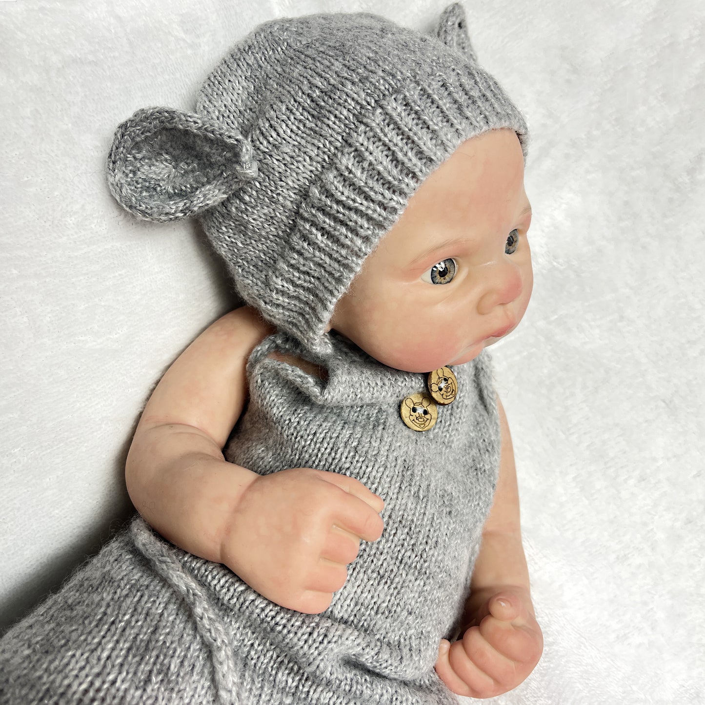 16 inch Full Body Soft Solid Silicone Bebe Reborn Boy 3D Painted Handmade Newborn Doll Boneca Reborn - Reborn With Love Baby Dolls Store