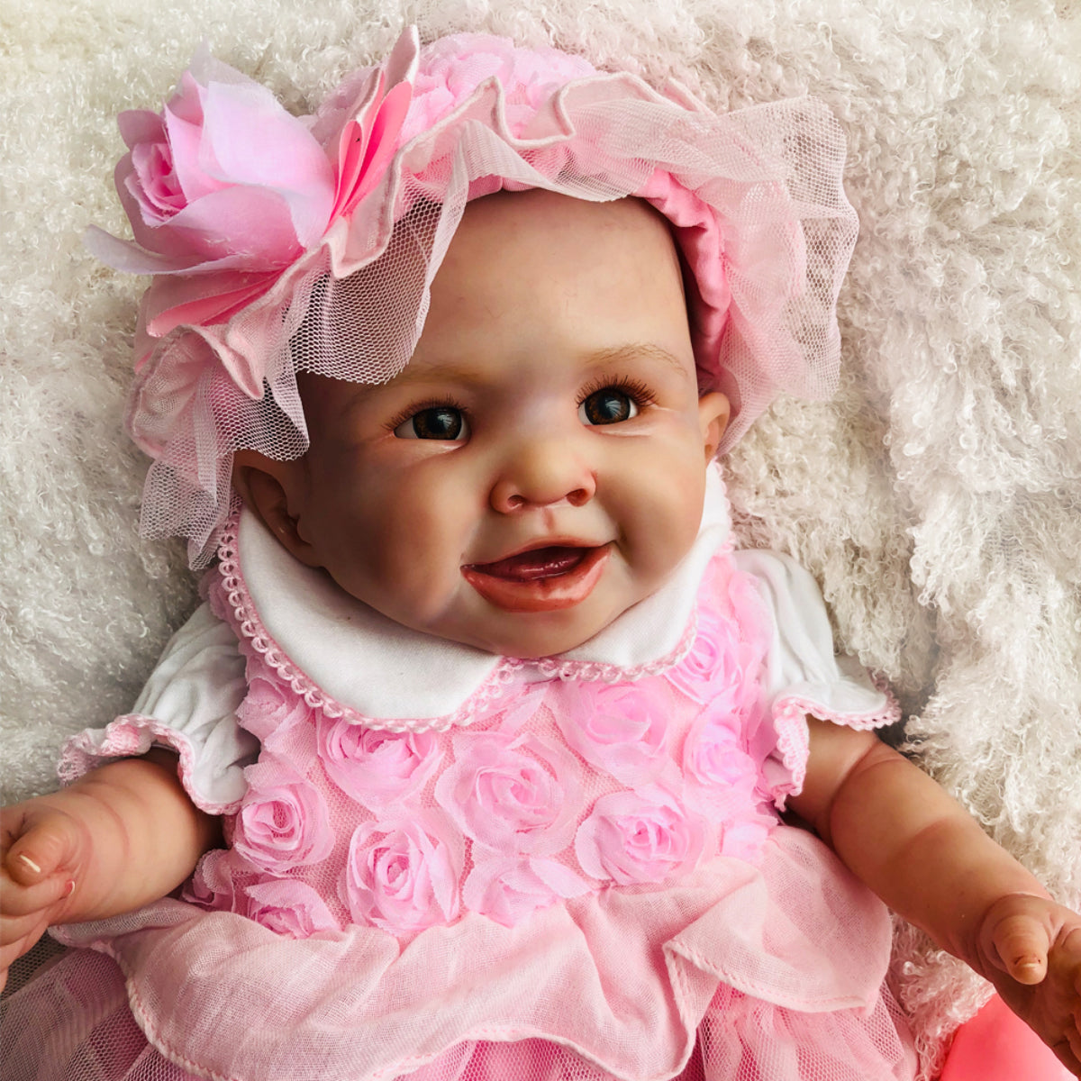 Reborn Dolls 20 Inch Baby Can Bath,Realistic Full Vinyl Body Bebe Newborn Toys For Children's Gifts