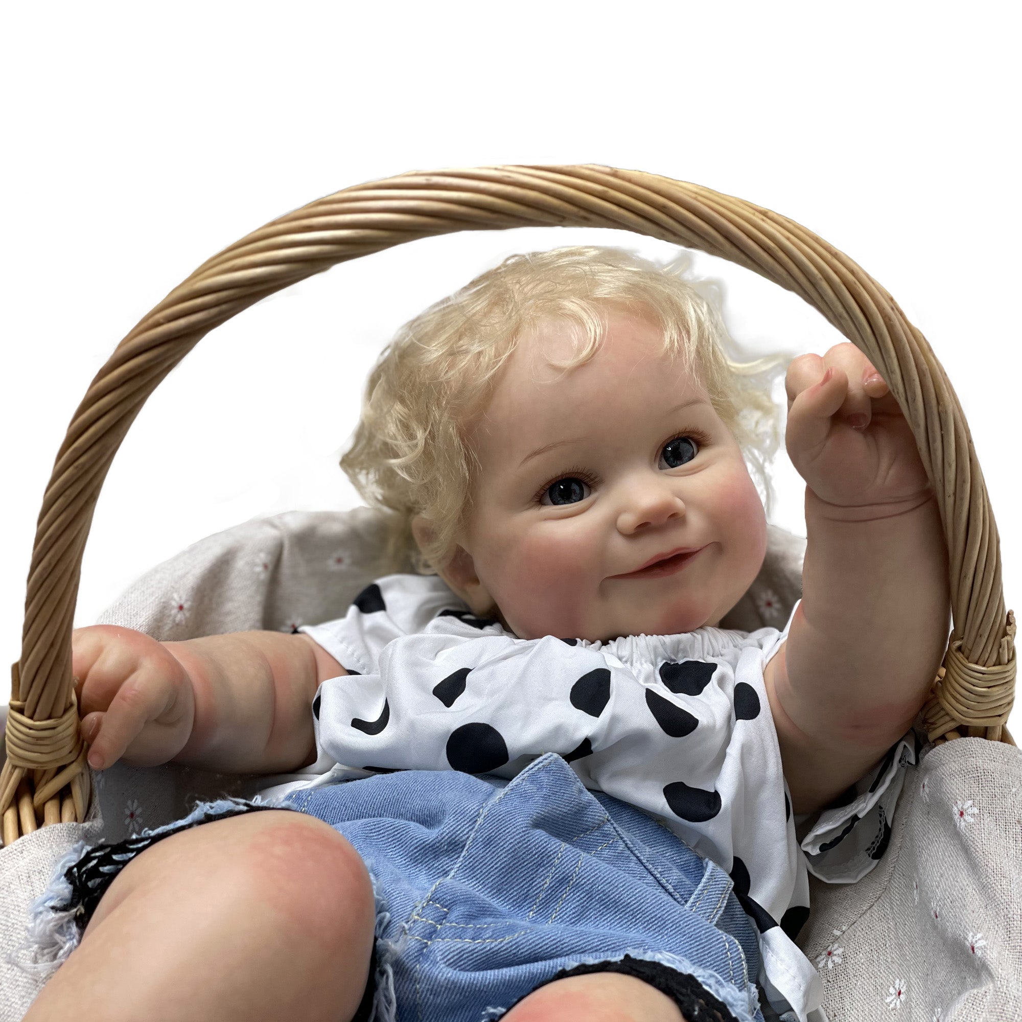 24Inch Maddie Bebe Reborn 3D Painted Skin Baby Doll Toy For Children Gifts - Reborn With Love Baby Dolls Store