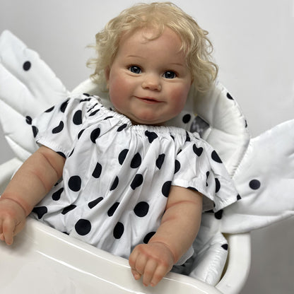 24Inch Maddie Bebe Reborn 3D Painted Skin Baby Doll Toy For Children Gifts - Reborn With Love Baby Dolls Store