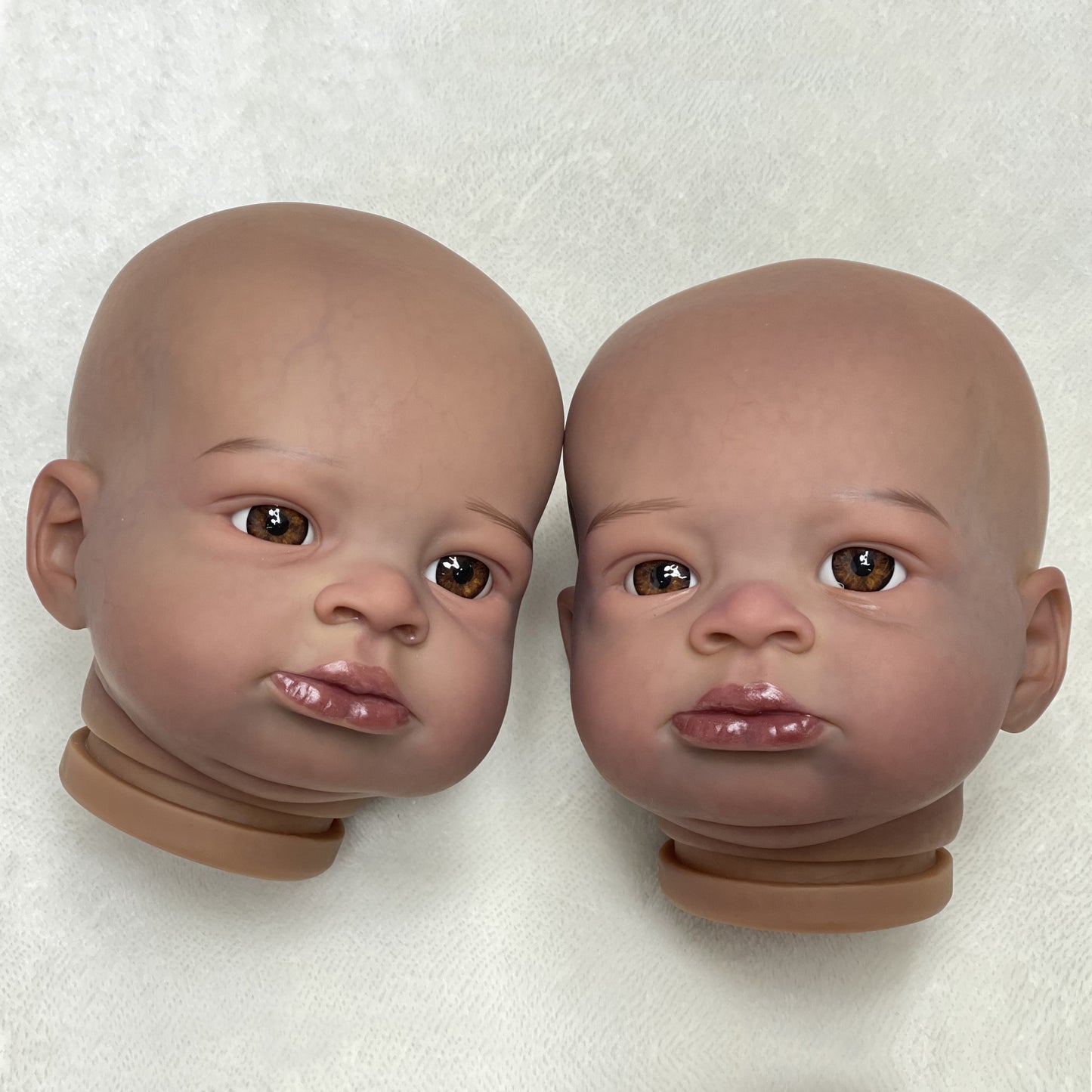 18-20" Black Skin Lanny Reborn Doll Kit Unassembled DIY Dolls Parts Handmade Lifelike Real Bebê Reborn Kit Reborn - Reborn With Love Baby Dolls Store