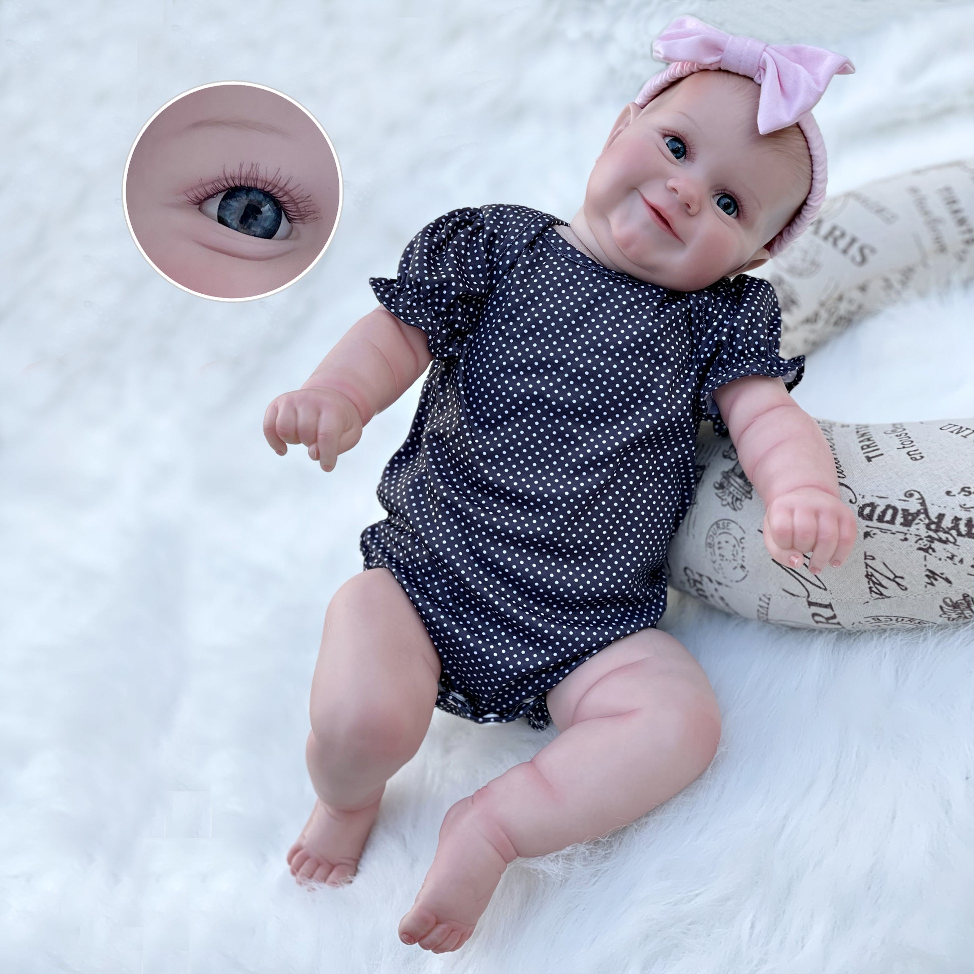 20-24 Inch Maddie Reborn Baby Dolls Open Eyes Maddie Newborn Baby For Children Gifts Boneca Renascida Brinquedo Bebe Para Crianças - Reborn With Love Baby Dolls Store