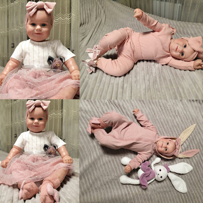 20-24 Inch Maddie Reborn Baby Dolls Open Eyes Maddie Newborn Baby For Children Gifts Boneca Renascida Brinquedo Bebe Para Crianças - Reborn With Love Baby Dolls Store