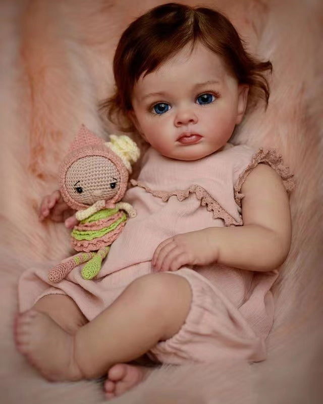 22 inch Tutti Bebe reborn Doll Handmade Realistic  Reborn Baby Toy Doll - Reborn With Love Baby Dolls Store