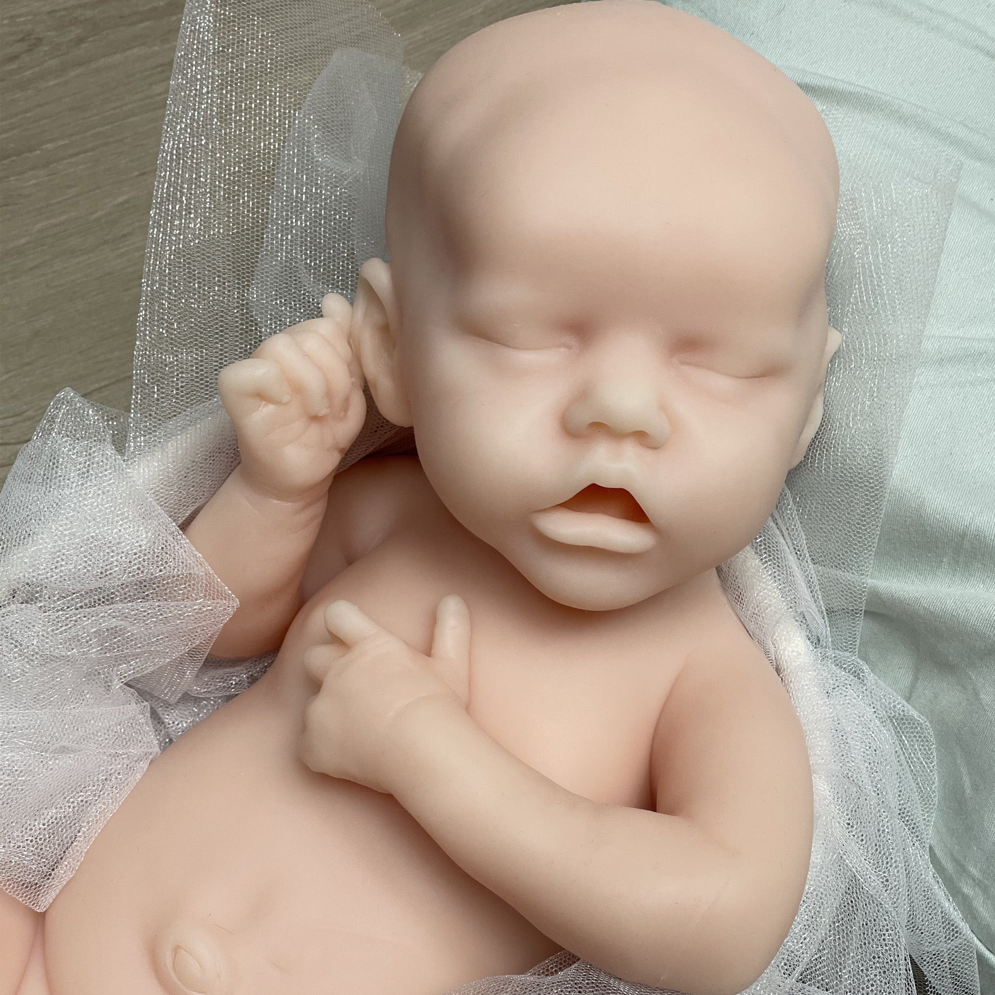 Silicone Solid Reborn Painted, Full Body Silicone Reborn