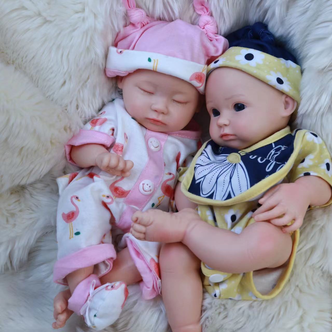 Lifelike 13 Inch Full Silicone Body Reborn Dolls Boy Can Drink And Pee - Reborn With Love Baby Dolls Store