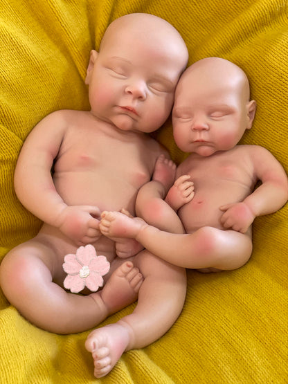 13 Inch And 18 Inch Peaches Painted and Unpainted Reborn Doll With Soft Silicone Body For Kids‘ Gift