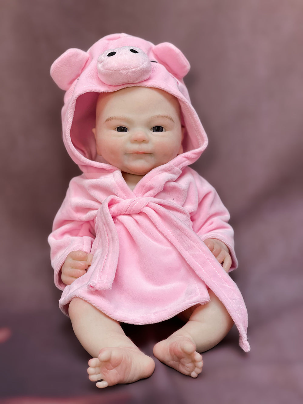 16 Inch Sweet Girl Full Body Silicone Reborn Toddler Hand-detailed Skin With Visible Veins