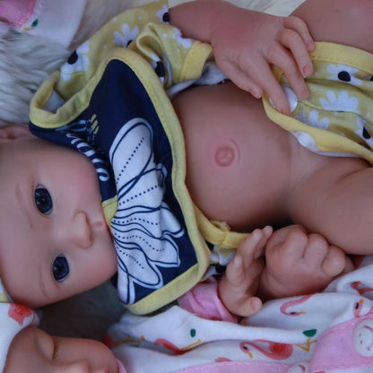 Lifelike 13 Inch Full Silicone Body Reborn Dolls Boy Can Drink And Pee - Reborn With Love Baby Dolls Store