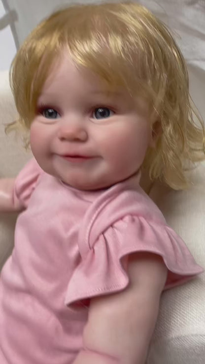 20/24 Inch Lovely Maddie Reborn Bebe With Curly Hair Realistic Bebe Reborn Doll Handmade Silicone Dolls Made In Vinyl