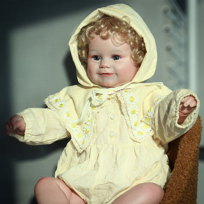 24Inch Maddie Finished Reborn Doll Baby Realistic Doll Handmade Lifelike Gifts for Child - Reborn With Love Baby Dolls Store