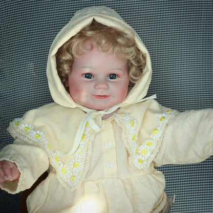 24Inch Maddie Finished Reborn Doll Baby Realistic Doll Handmade Lifelike Gifts for Child - Reborn With Love Baby Dolls Store