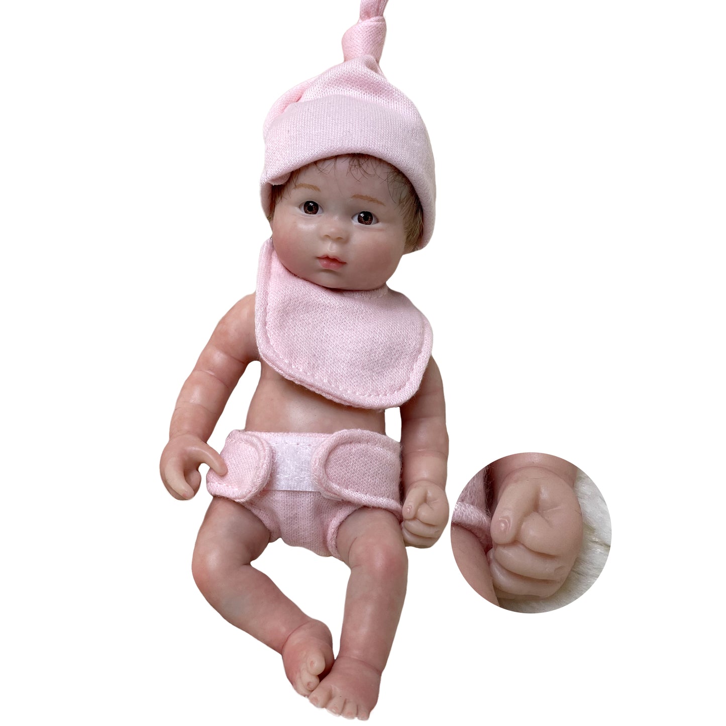 6 Inch Handmade Bebe Palm Silicone Doll - Reborn With Love Baby Dolls Store