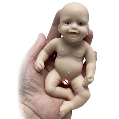 6 Inch Full Solid Silicone Mini Reborn Doll Unpainted Bebe Reborn Boneca Reborn Corpo De Silicone Reborn Doll - Reborn With Love Baby Dolls Store