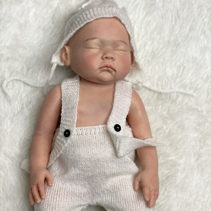 18 Inch Full Body Soft Solid Silicone Girl - Reborn With Love Baby Dolls Store