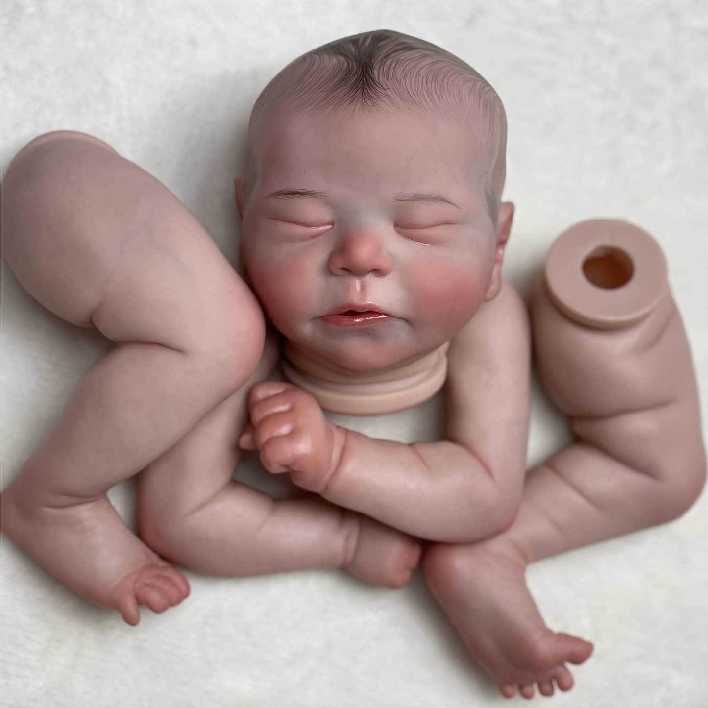 20-22 Inch Chase Bebé Reborn Doll Kits Handmade Painted/Genesis Artist Paint Newborn Baby Vinyl Unassembled Kit Toy Reborn Kits - Reborn With Love Baby Dolls Store