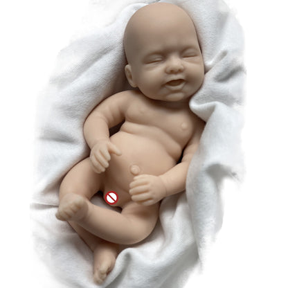 6 Inch Full Solid Silicone Mini Reborn Doll Unpainted Bebe Reborn Boneca Reborn Corpo De Silicone Reborn Doll - Reborn With Love Baby Dolls Store