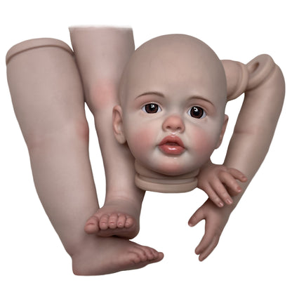 70CM Betty Bebê Reborn Kits Genesis Artist Paint Can Stand Toddler Reborn Doll Vinyl Unassembled Kit Bebé Reborn - Reborn With Love Baby Dolls Store