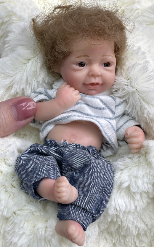 6 Inch Handmade Bebe Palm Silicone Doll - Reborn With Love Baby Dolls Store