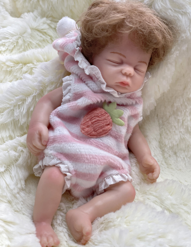 6 Inch Handmade Bebe Palm Silicone Doll - Reborn With Love Baby Dolls Store