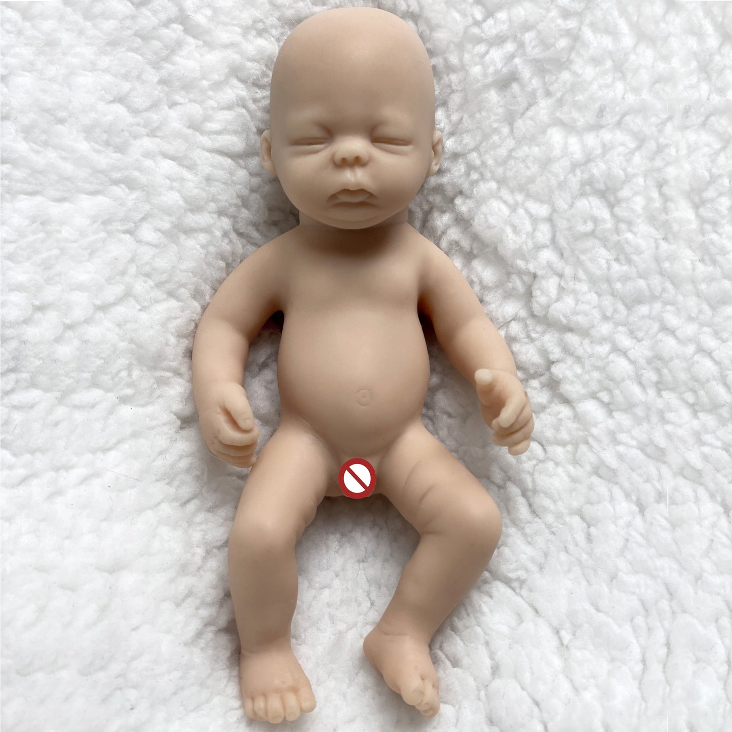 6 Inch Full Solid Silicone Mini Reborn Doll Unpainted Bebe Reborn Boneca Reborn Corpo De Silicone Reborn Doll - Reborn With Love Baby Dolls Store