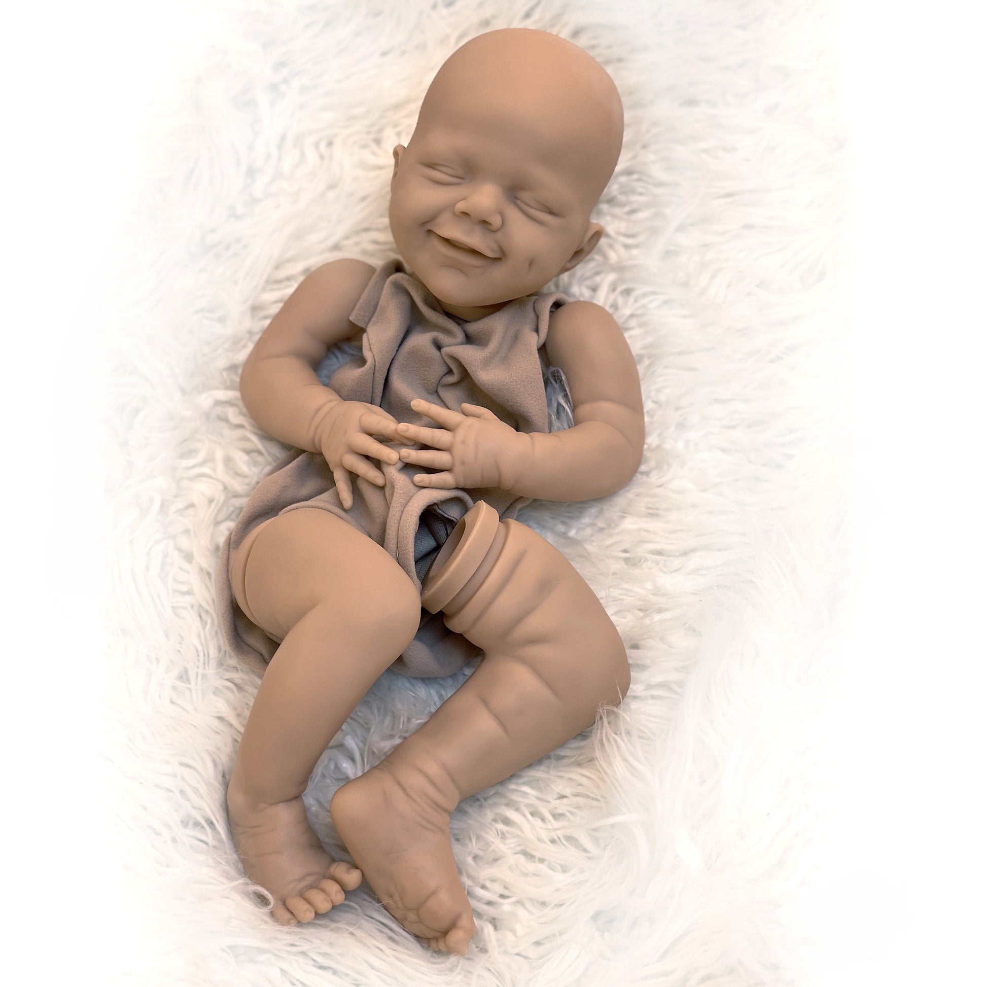 20" April Bebe Reborn Doll Kits Unpainted/Painted Reborn Baby Parts Acessórios Toy For Children Gift Kit Reborn Sin Pinta - Reborn With Love Baby Dolls Store