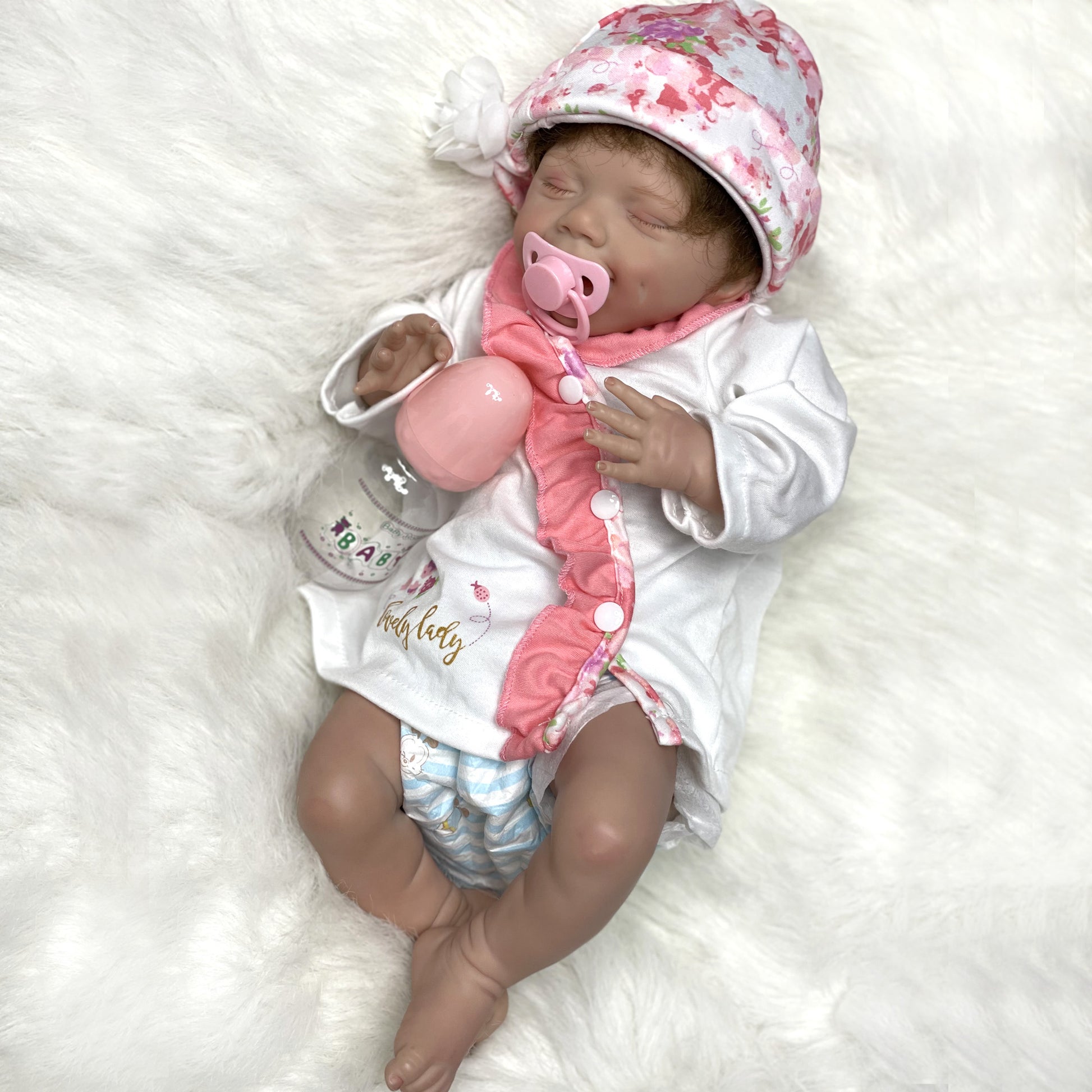 20 Inch Bebe Reborn Handmade Lovely Dolls April - Reborn With Love Baby Dolls Store