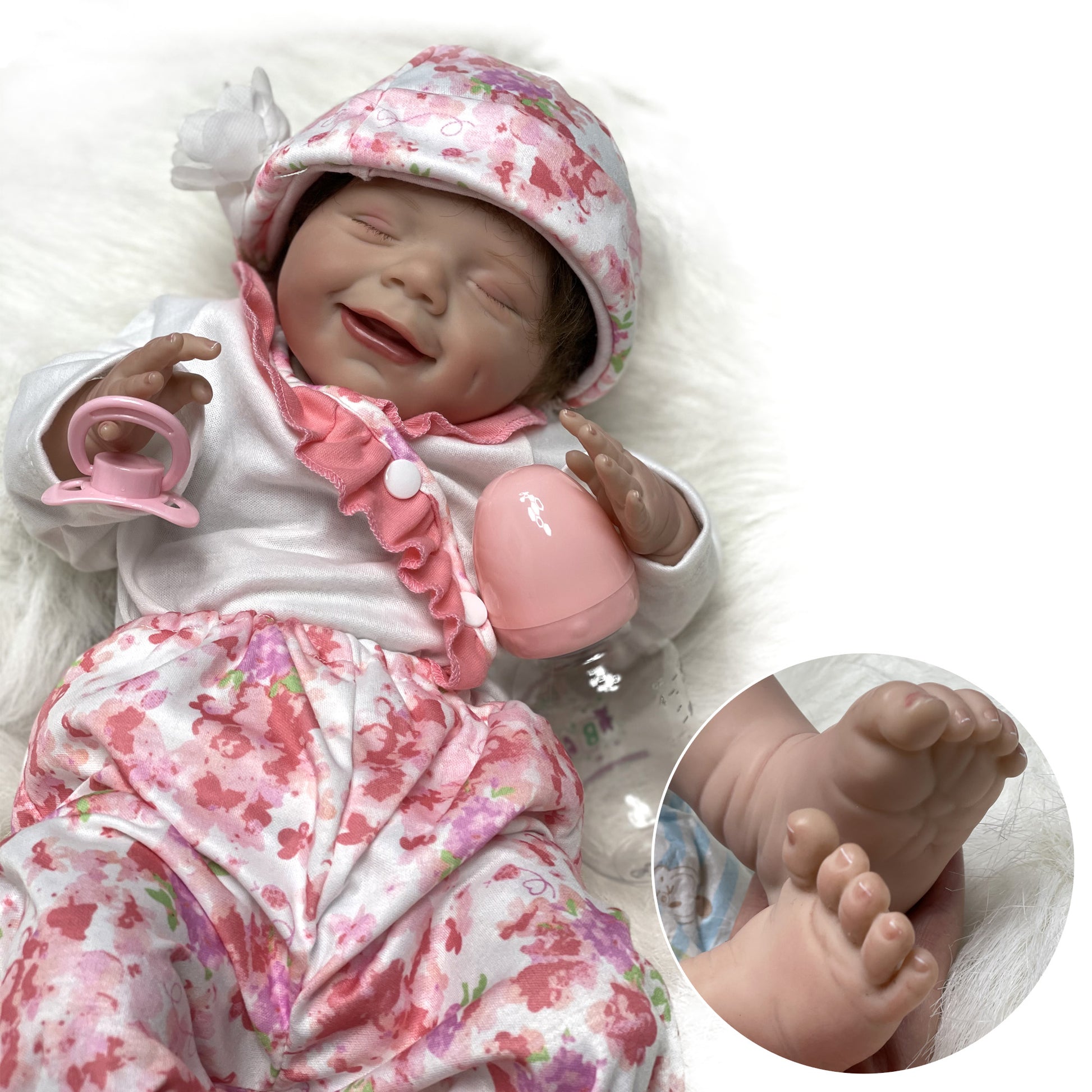 20 Inch Bebe Reborn Handmade Lovely Dolls April - Reborn With Love Baby Dolls Store